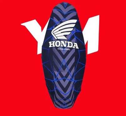 Honda Pcx 3D Sele Kılıfı Mavi Çizgi Desenli DESE-4